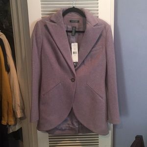 NWT LAUREN by Ralph Lauren one-button blazer